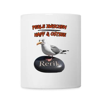 Rerik Pearl between Haff & Baltic Sea Rerik Seagull - Mug - white - Front