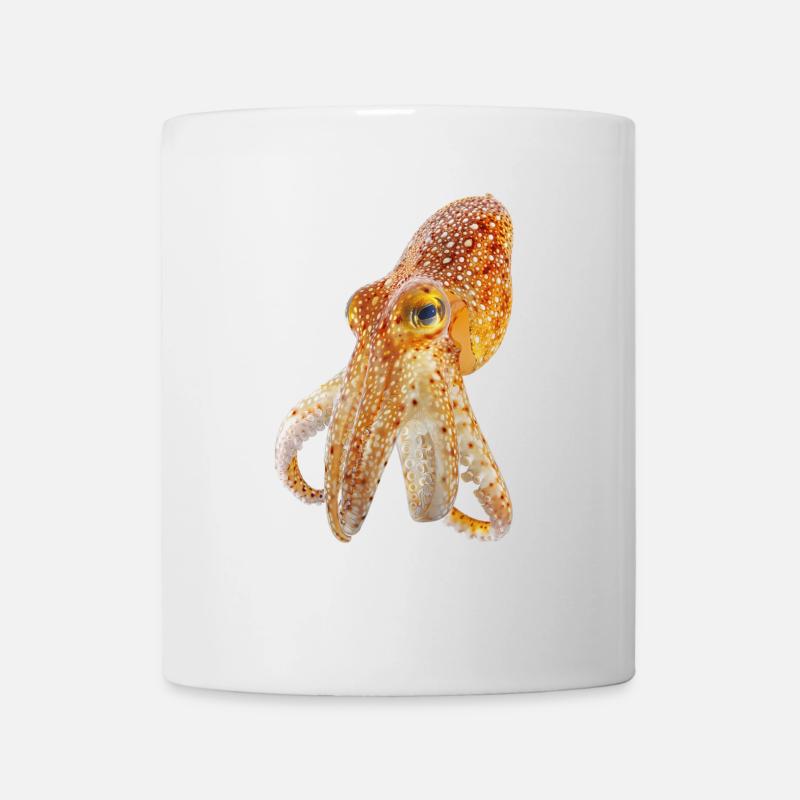 Tintenfisch - Tasse - Weiß