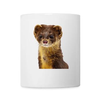 Wiesel - Tasse - Weiß - Vorne