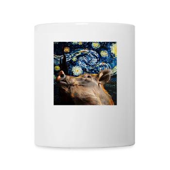 Warzenschwein - Tasse - Weiß - Vorne