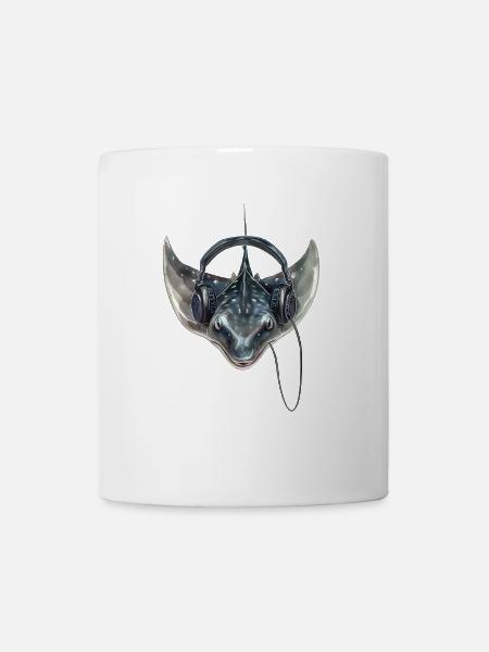 Stachelrochen - Tasse - Weiß