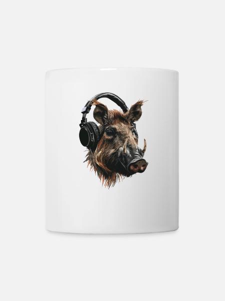 Warzenschwein - Tasse - Weiß