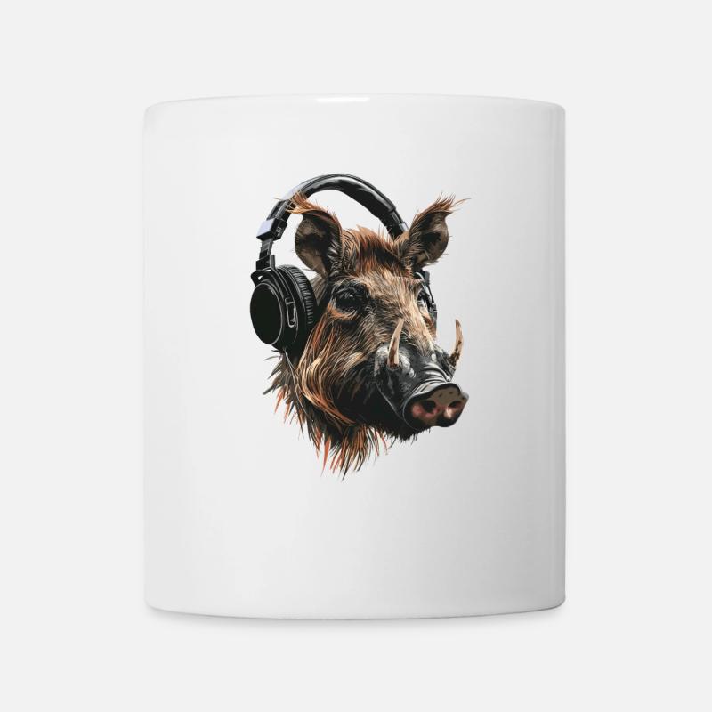 Warzenschwein - Tasse - Weiß