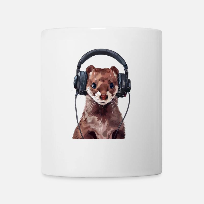 Wiesel - Tasse - Weiß