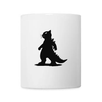 Cat Kaiju – Film de monstres et fans de chats, attention ! - Mug blanc - blanc - Devant