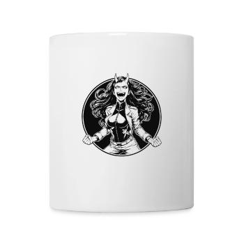 Attractive she-devil in a slim fit - Mug - white - Front