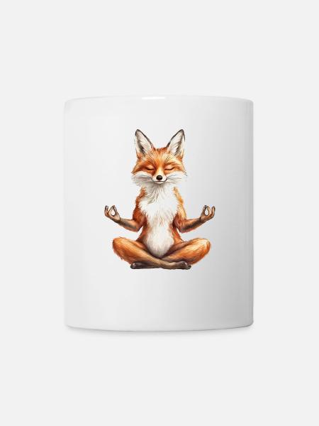 Fuchs - Tasse - Weiß
