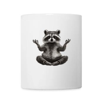 Waschbär - Tasse - Weiß - Vorne