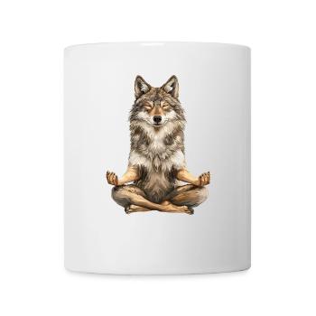 Wolf - Tasse - Weiß - Vorne