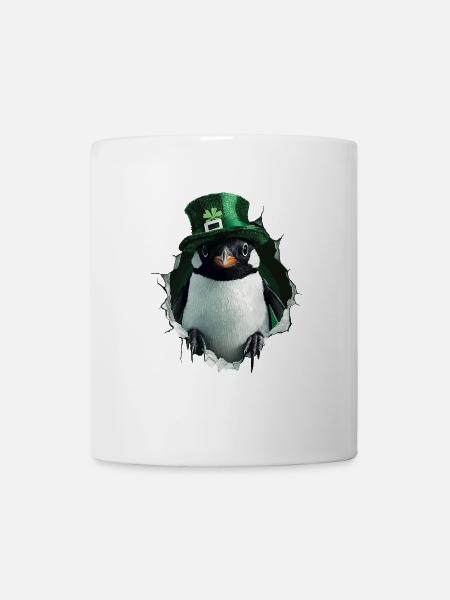 St. Patrick Pinguin - Tasse - Weiß