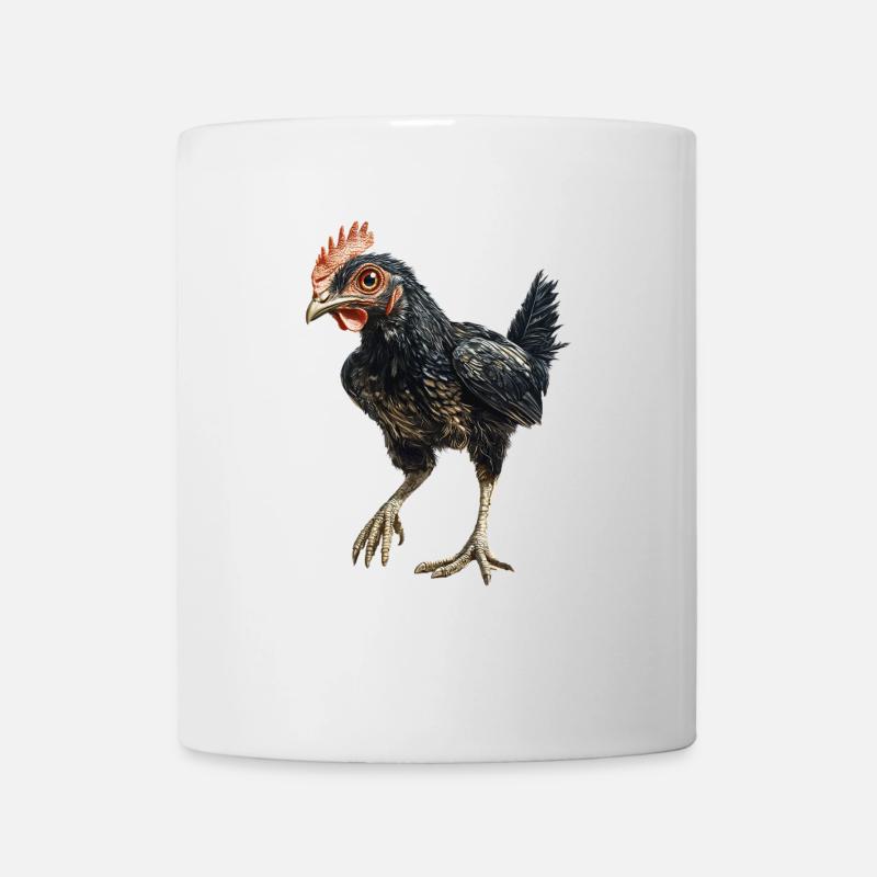 Huhn - Tasse - Weiß