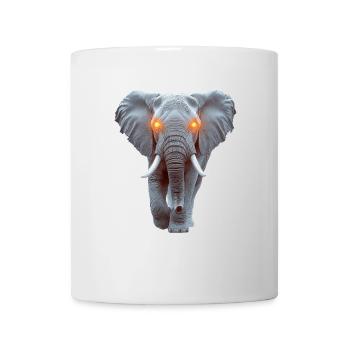 Elefant - Tasse - Weiß - Vorne