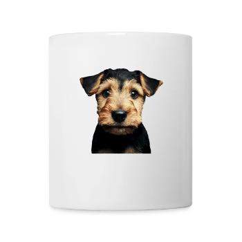 Airedale Terrier - Tasse - Weiß - Vorne