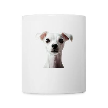 Italienischer Windspielhund - Tasse - Weiß - Vorne