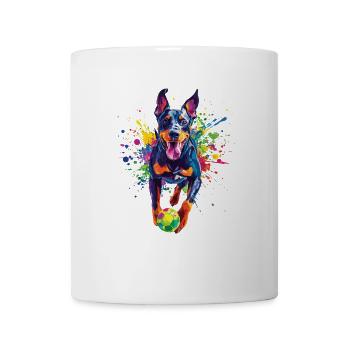 Dobermann - Tasse - Weiß - Vorne