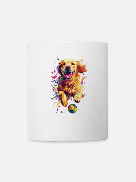 Golden Retriever - Tasse - Weiß