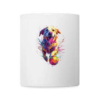 Labrador Retriever - Tasse - Weiß - Vorne