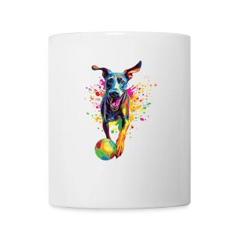 Windhund - Tasse - Weiß - Vorne