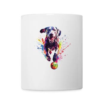 Weimaraner - Tasse - Weiß - Vorne