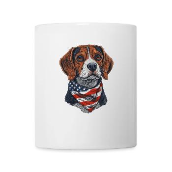 Beagle - Tasse - Weiß - Vorne