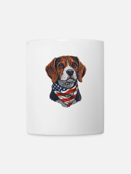 Beagle - Tasse - Weiß
