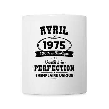 50th Anniversary - April 1975 Perfection - Mug - white - Front