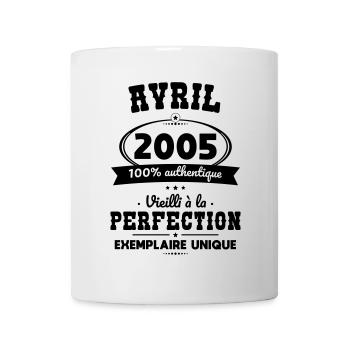 20th Anniversary - April 2005 Perfection - Mug - white - Front