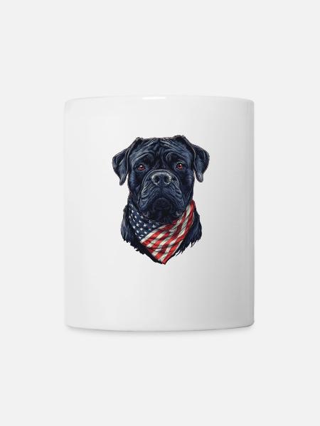 Bullmastiff - Tasse - Weiß
