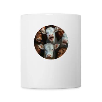 Kuh - Tasse - Weiß - Vorne
