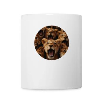 Löwe - Tasse - Weiß - Vorne