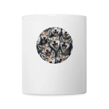 Wolf - Tasse - Weiß - Vorne