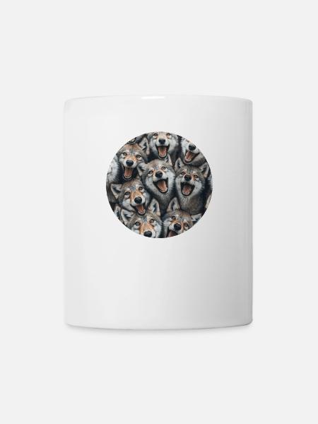 Wolf - Tasse - Weiß
