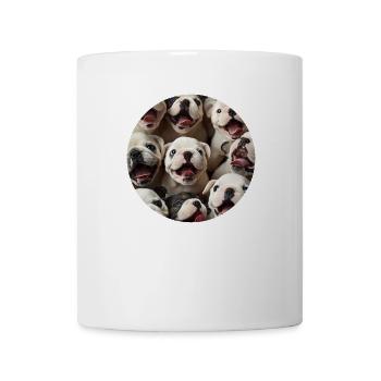 Bulldogge - Tasse - Weiß - Vorne
