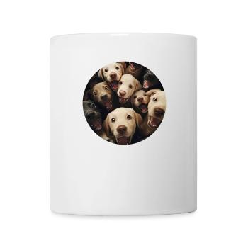 Labrador Retriever - Tasse - Weiß - Vorne