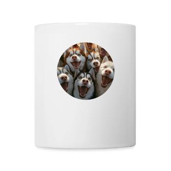 Sibirischer Husky - Tasse - Weiß - Vorne