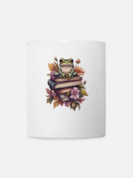 Frosch - Tasse - Weiß