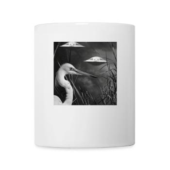 Reiher Vogel - Tasse - Weiß - Vorne