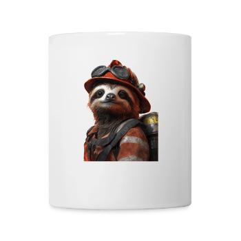 Faultier - Tasse - Weiß - Vorne