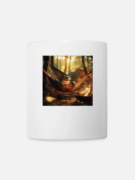 Frosch - Tasse - Weiß