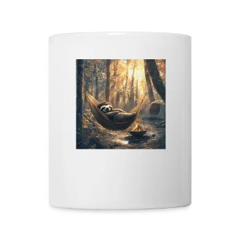 Faultier - Tasse - Weiß - Vorne