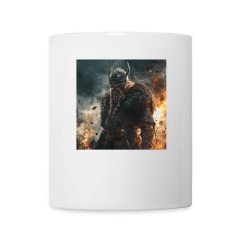 Wikinger - Tasse - Weiß - Vorne