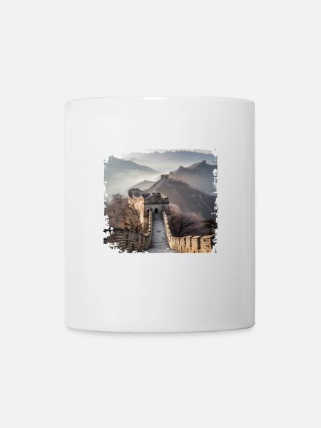 Große Mauer - Tasse - Weiß