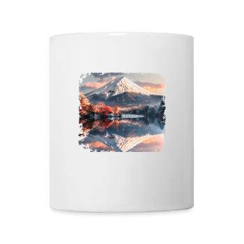 Berg Fuji - Tasse - Weiß - Vorne