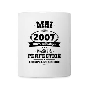 18th Birthday - May 2007 Perfection - Mug - white - Front