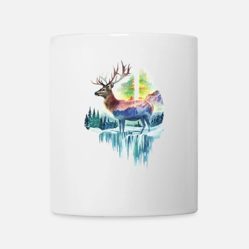 Reh - Tasse - Weiß