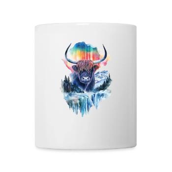 Hochlandrind - Tasse - Weiß - Vorne