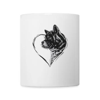 Akita - Tasse - Weiß - Vorne