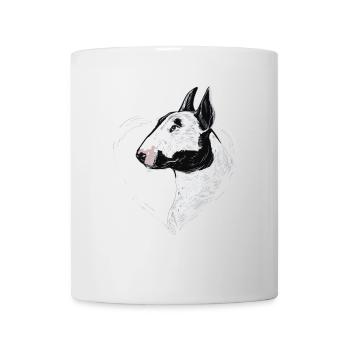 Bullterrier - Tasse - Weiß - Vorne