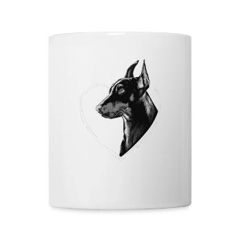 Dobermann - Tasse - Weiß - Vorne