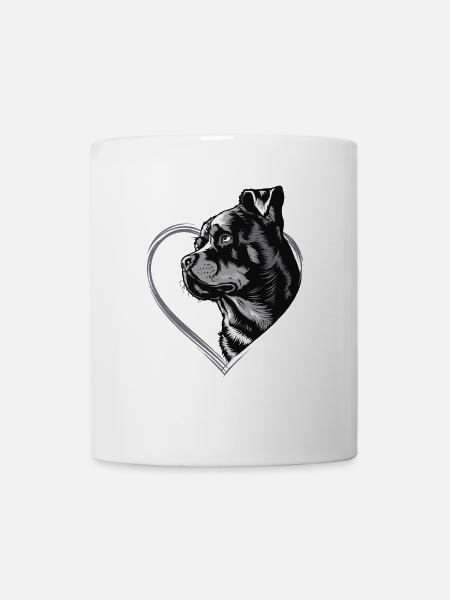 Rottweiler - Tasse - Weiß